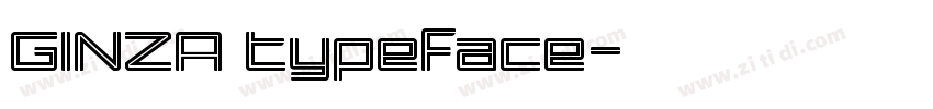 GINZA typeface字体转换